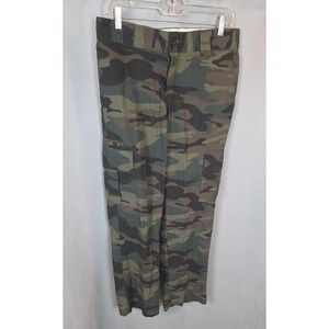 Dickies Men's Regular Fit Straight Leg Twill Cargo Pant, Camo, 31 x 30